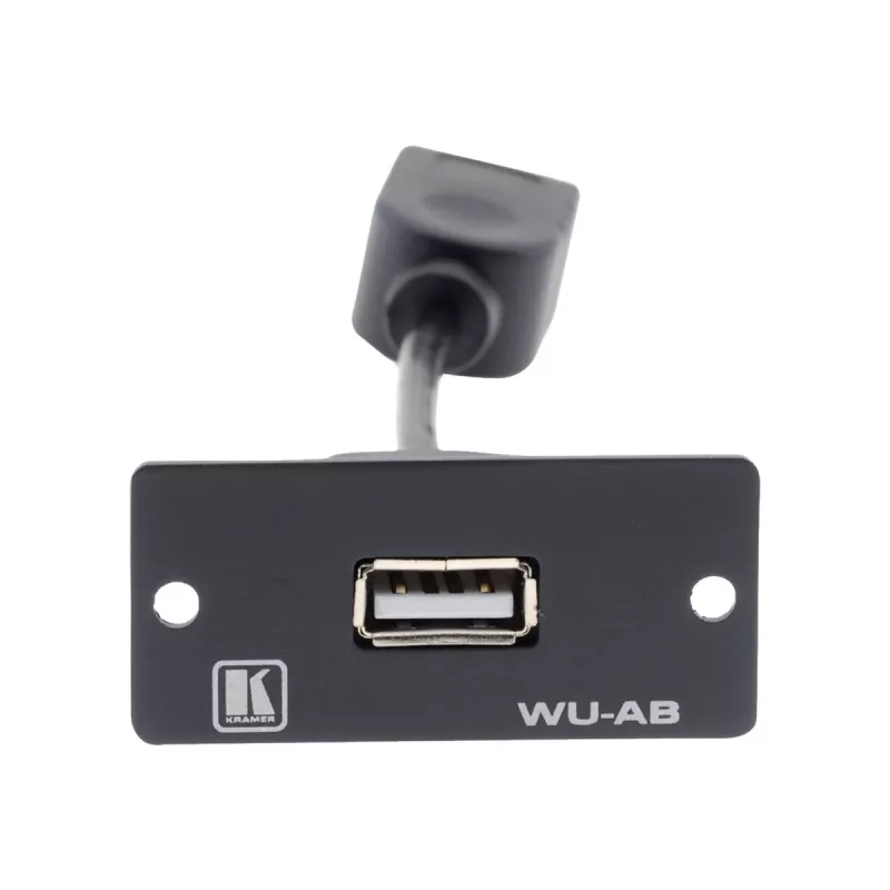 Kramer WU-AB modulaire Snap-In-inzet USB Type A bus naar bus zwart 85-0118399