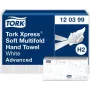 TORK Xpress H2 Advanced Multifold handdoeken, 2-laags, wit, 2850 vel (120399)