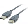 Kramer C-USB/AA-6 USB 2.0-kabel, USB-A stekker naar USB-A stekker, 1,8 m, grijs 96-0212006