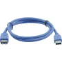 Kramer Electronics USB-A stekker naar USB-A bus 3.0 verlengkabel 3m zwart (96-02310010)