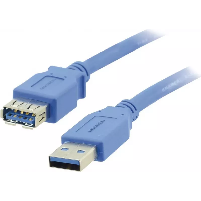 Kramer Electronics USB-A stekker naar USB-A bus 3.0 verlengkabel 3m zwart (96-02310010)