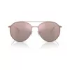 Michael Kors MK1138-11084Z dames cat-eye zonnebril, lichtgouden montuur, bruine gradientglazen, 58mm