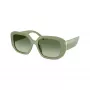 Tory Burch TY7218U20228E dames zonnebril, vierkant, bruin Havana-montuur, bruine gradientglazen, 54mm