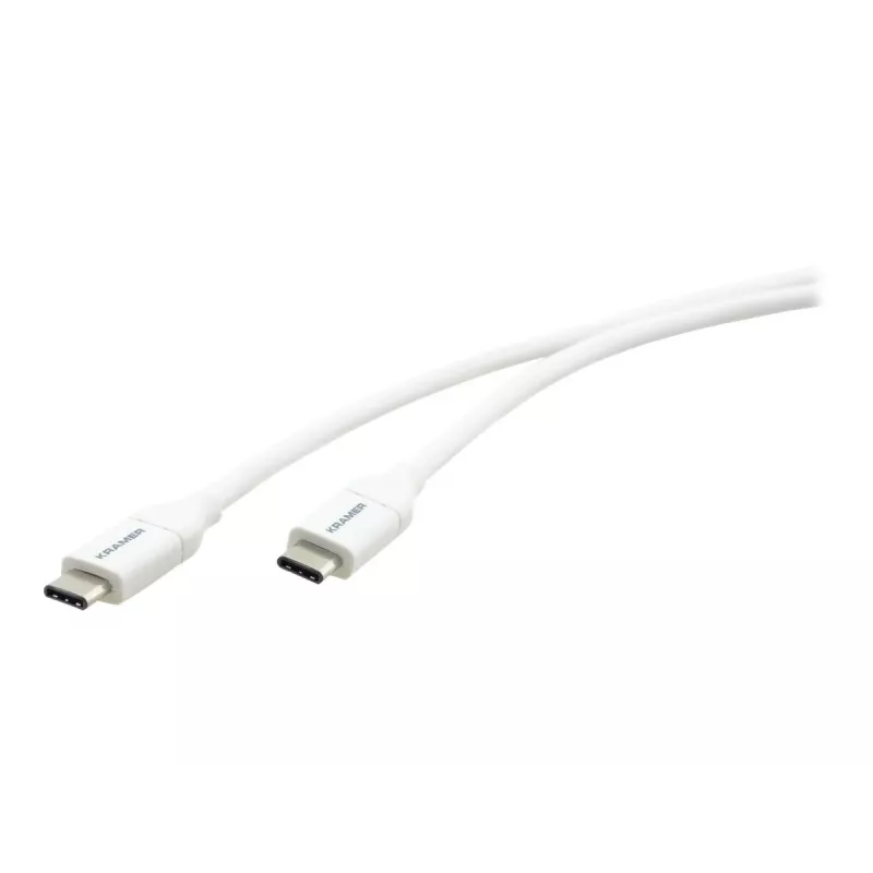 Kramer C-USB31/CC-3 USB-C naar USB-C kabel 0,9m zwart 10Gbps 60W PD 96-02357003