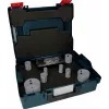 Bosch Progressor voor hout en metaal gatenzaagset, 7-delig, 20-114 mm diameter, Power Change opname, HSS bi-metaal, met koffer 2608594431