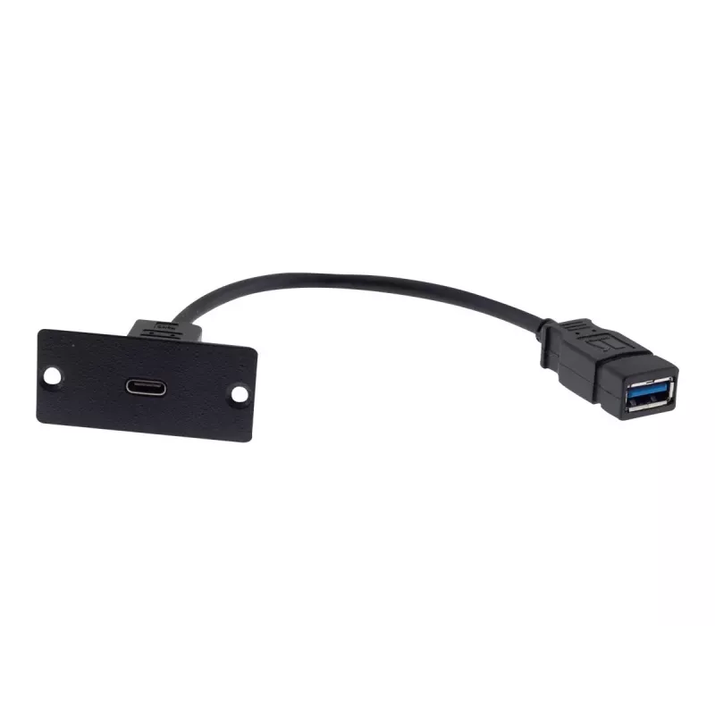 Kramer Electronics WU-CA(B) USB-C doorvoerinzet, zwart 80-00026499