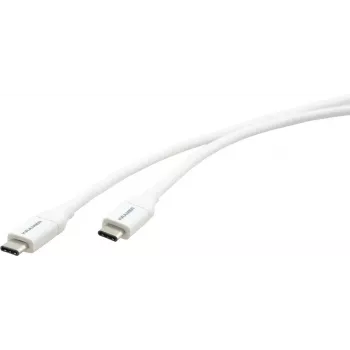 Kramer Electronics C-USB/CB-6 USB 2.0 kabel, USB-C stekker naar USB-B stekker, 1,8 m, wit 96-02357106