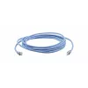 Kramer C-UNIKat-100 CAT 6a U/FTP netwerk-patchkabel, RJ-45 naar RJ-45, 30,5 m, LSZH, blauw RAL 5012 99-3460100