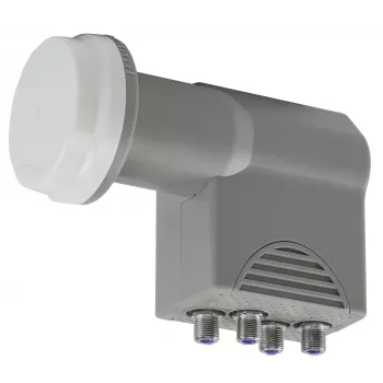 AXING SCO 4-10 quattro LNB, 40 mm feedhorn, 4 uitgangen, UHD/3D Ready SCO00410