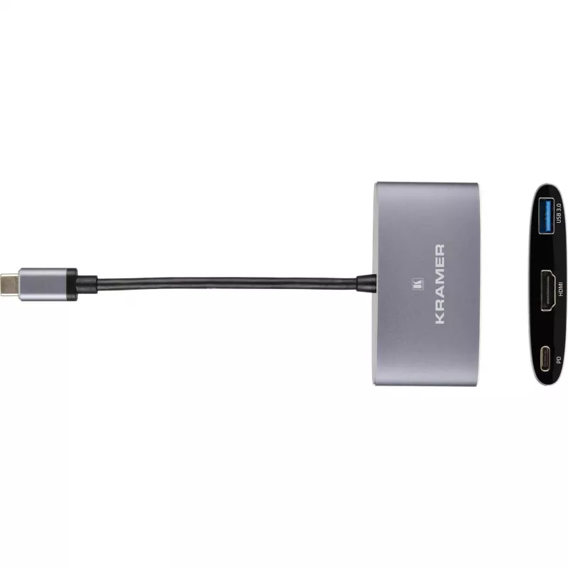 Kramer KDock-1 USB-C dockingstation met HDMI, 2x USB 3.0, Gigabit Ethernet, 60W PD 91-00016099