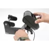 Brodit printerhouder met etikettenrolfunctie voor Zebra Alpha 30L/40L, VESA75, AMPS, MultiMoveClip, Power Block 217034