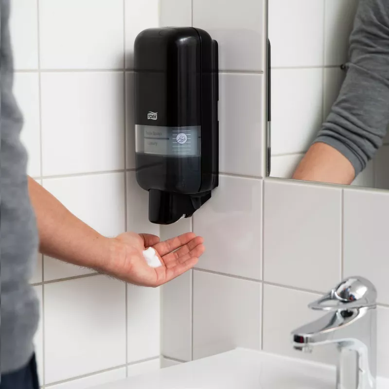 TORK Elevation S4 vloeibare zeepdispenser 564508 zwart kunststof 1,0L