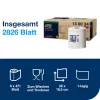 Tork Premium M2 centrefeed reinigingspapierrollen wit, 1-laags, 471 vellen, 6 rollen (130034)