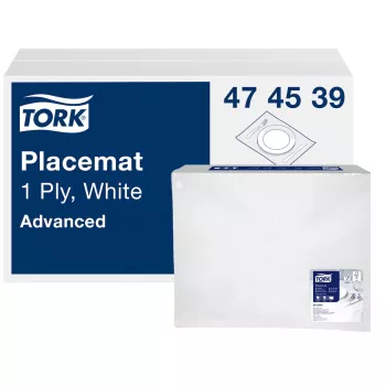 Tork Advanced witte placemats 27 x 42 cm, 500 stuks (474539)