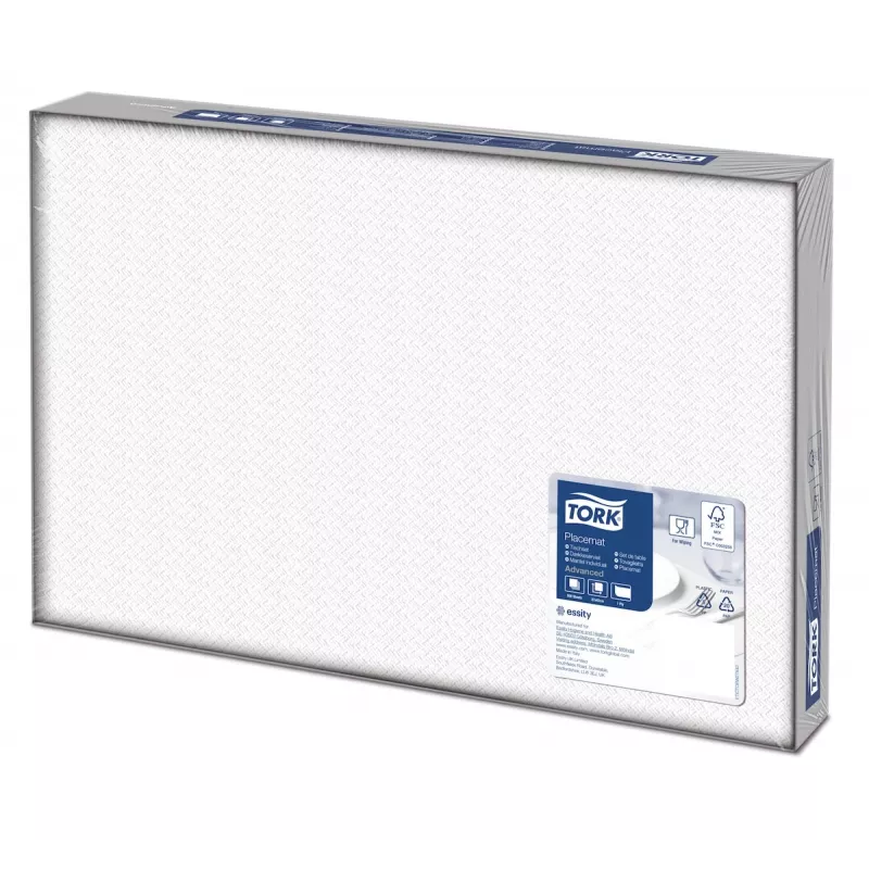 Tork Advanced witte placemats 27 x 42 cm, 500 stuks (474539)
