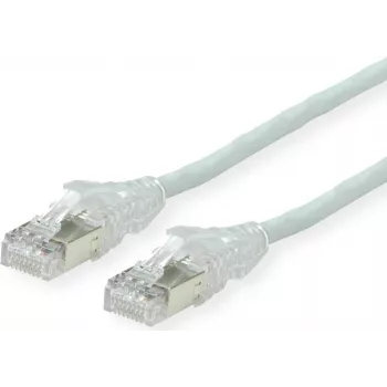 DÄTWYLER Cat.5e S/UTP koperen patchkabel, PVC-mantel, AMP v2 stekker, zwart, 1,0 m 21.15.7031