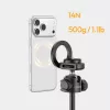 ULANZI MT-44 M MagSafe statief selfiestick met Bluetooth-afstandsbediening, 149 cm, wit