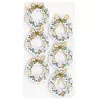 Artoz 3D deurkrans papierstickers, 6-pack 185600-221