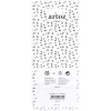 Artoz 3D deurkrans papierstickers, 6-pack 185600-221