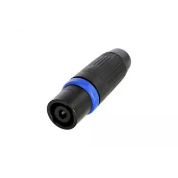 Neutrik NLT4MXX-BAG 4-polige mannelijke speakON luidsprekerkabel-stekkerverbinder, zwart