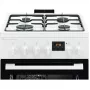 Electrolux LKK560232W vrijstaand gasfornuis met elektrische oven, 58 L, wit