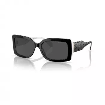 Michael Kors Hvar MK21653920875 dameszonnebril, donker schildpad montuur, bruin gradient-glas, 56-17-140 mm