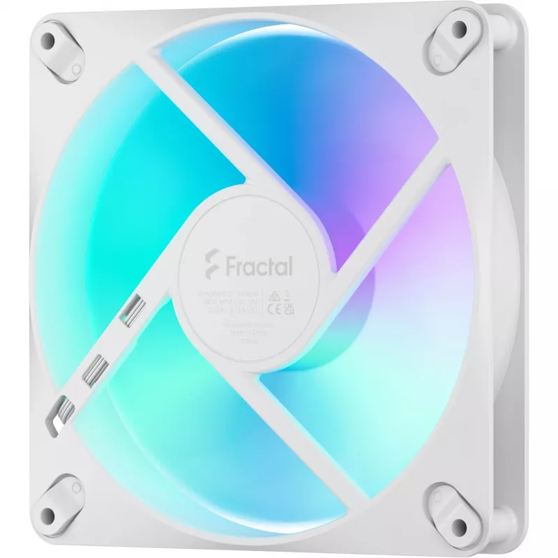 Fractal Design Dynamic 3-14 RGB Wit 140mm PWM behuizingsventilator FD-F-DR3-1402