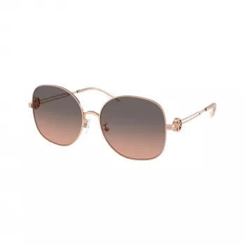 Tory Burch TY6112-3358G9 dameszonnebril, Havana montuur, bruine gradientglazen, 56mm