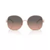 Tory Burch TY6112-3358G9 dameszonnebril, Havana montuur, bruine gradientglazen, 56mm
