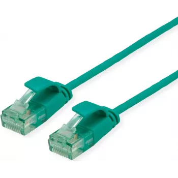 ROLINE RM UTP patchkabel Cat.6A/Class EA SLIM groen 0,15m 21.45.3430