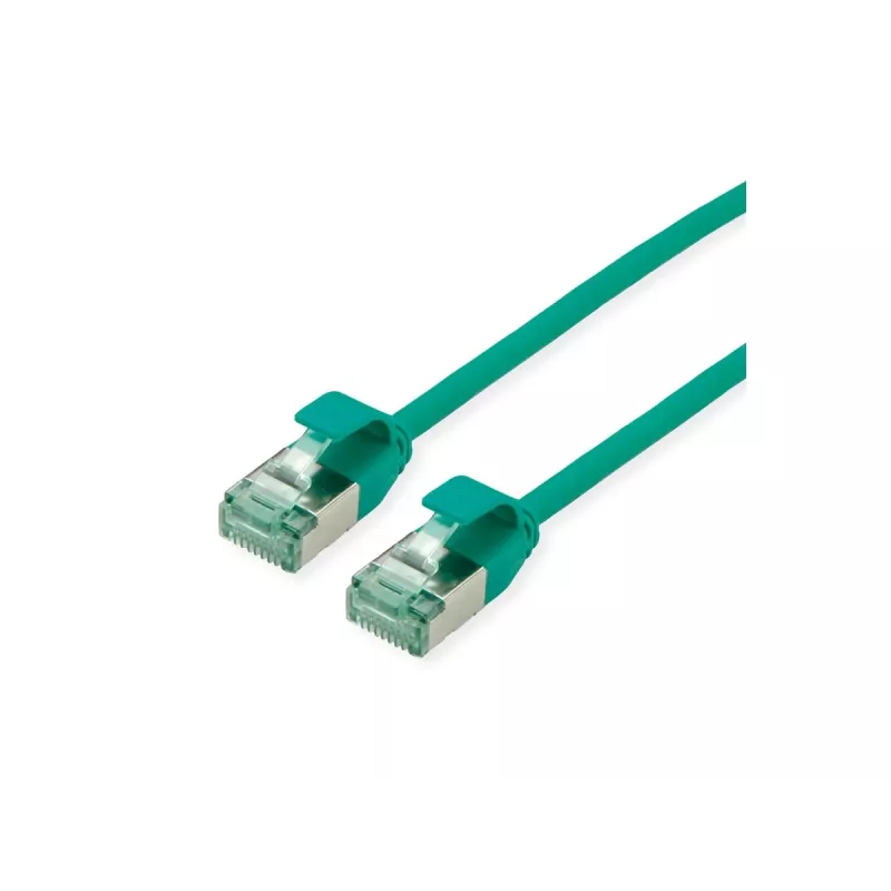 ROLINE RM U/FTP Patchkabel Cat.6A Class EA Slim Groen 0,15m 21.45.3330