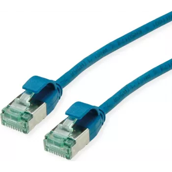 ROLINE RM U/FTP Patchkabel Cat.6A/Class EA SLIM Blauw 0,3m - FTP 21.45.3341