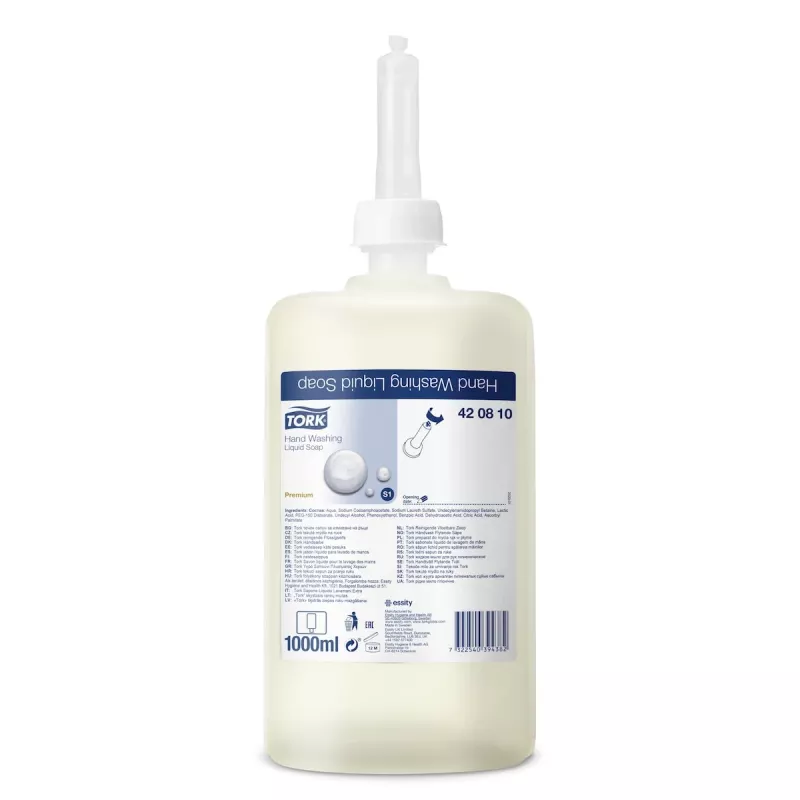 TORK S1 Premium vloeibare zeep 1 l, 1 stuks (420810)