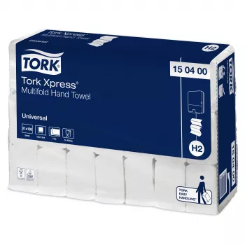 Tork Xpress H2 Universal interfold handdoeken 150400, 2-laags, wit, 3990 handdoeken