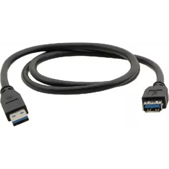 Kramer Electronics USB-A stekker naar USB-A bus 3.0 verlengkabel 1,6 m zwart (96-02310006)