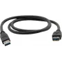 Kramer Electronics USB-A stekker naar USB-A bus 3.0 verlengkabel 1,6 m zwart (96-02310006)