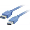 Kramer Electronics USB-A stekker naar USB-A bus 3.0 verlengkabel 1,6 m zwart (96-02310006)