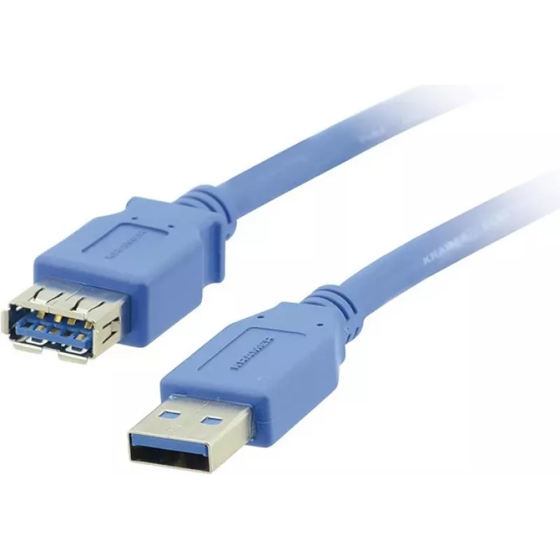 Kramer Electronics USB-A stekker naar USB-A bus 3.0 verlengkabel 1,6 m zwart (96-02310006)