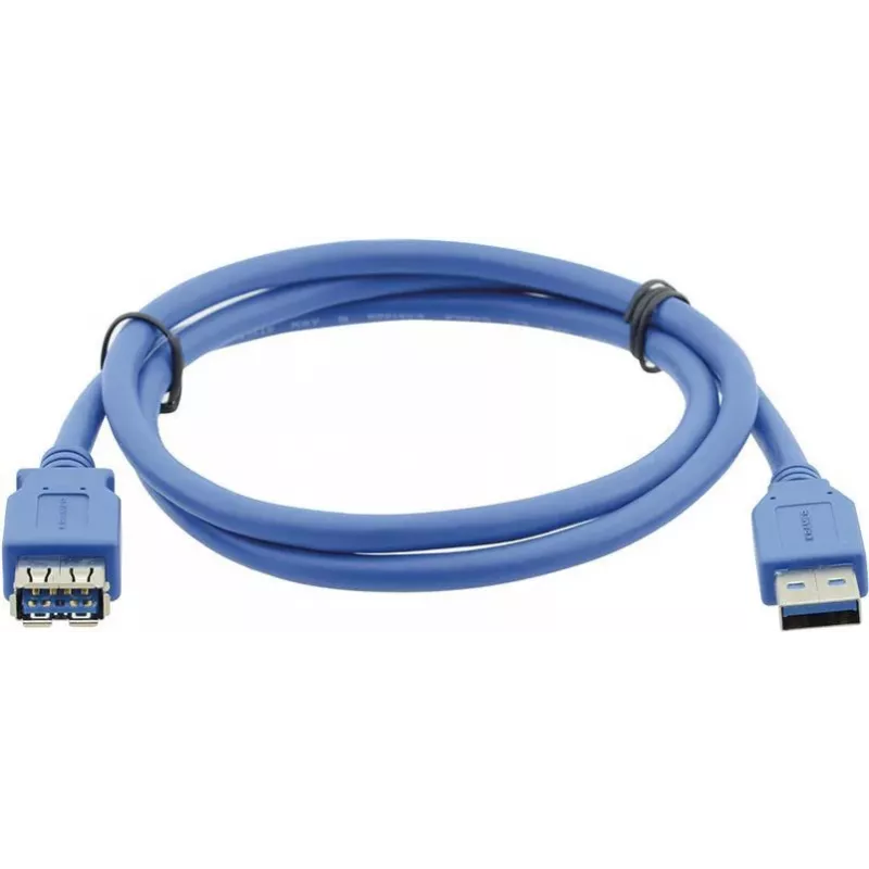 Kramer Electronics USB-A stekker naar USB-A bus 3.0 verlengkabel 1,6 m zwart (96-02310006)