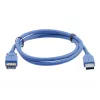Kramer Electronics USB-A stekker naar USB-A bus 3.0 verlengkabel 1,6 m zwart (96-02310006)