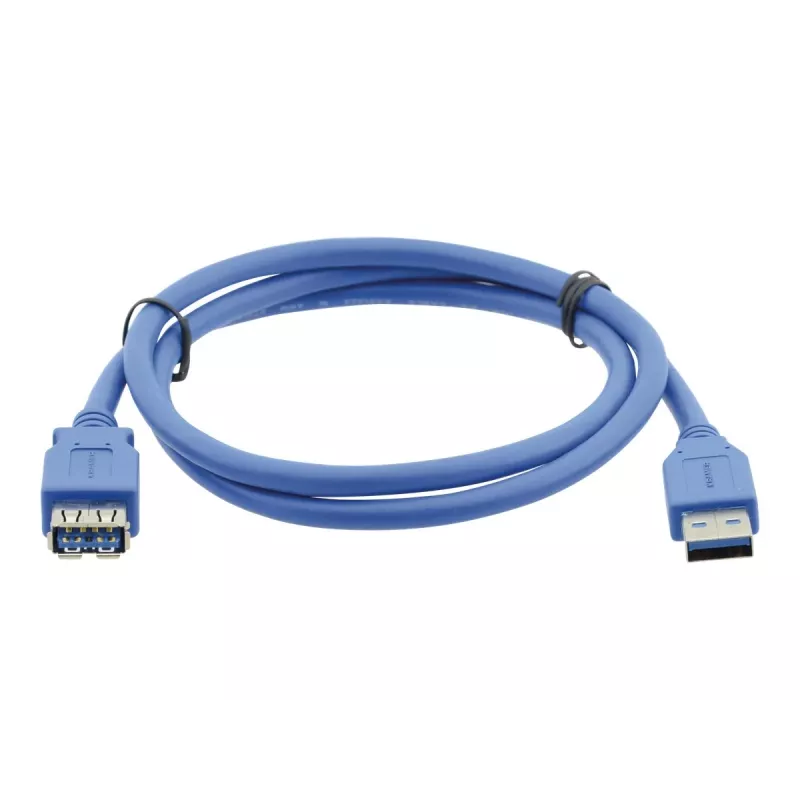 Kramer Electronics USB-A stekker naar USB-A bus 3.0 verlengkabel 1,6 m zwart (96-02310006)