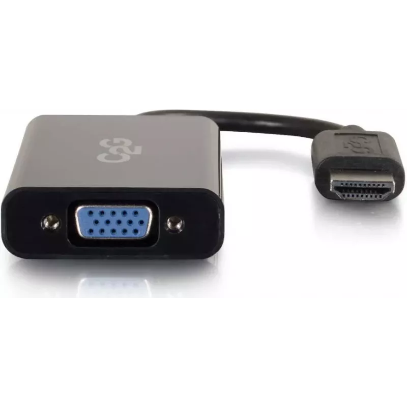 C2G HDMI-naar-VGA-dongle met stroomvoorziening en 3,5-mm-audio 80501