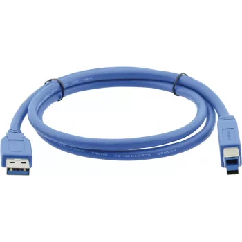 Kramer C-USB3/AB-6 USB 3.0 kabel, USB-A stekker naar USB-B stekker, 1,83 m, blauw 96-0235006