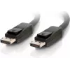 C2G 10,0 m DisplayPort-kabel met vergrendeling, stekker-stekker, 4K 60Hz, zwart 84405