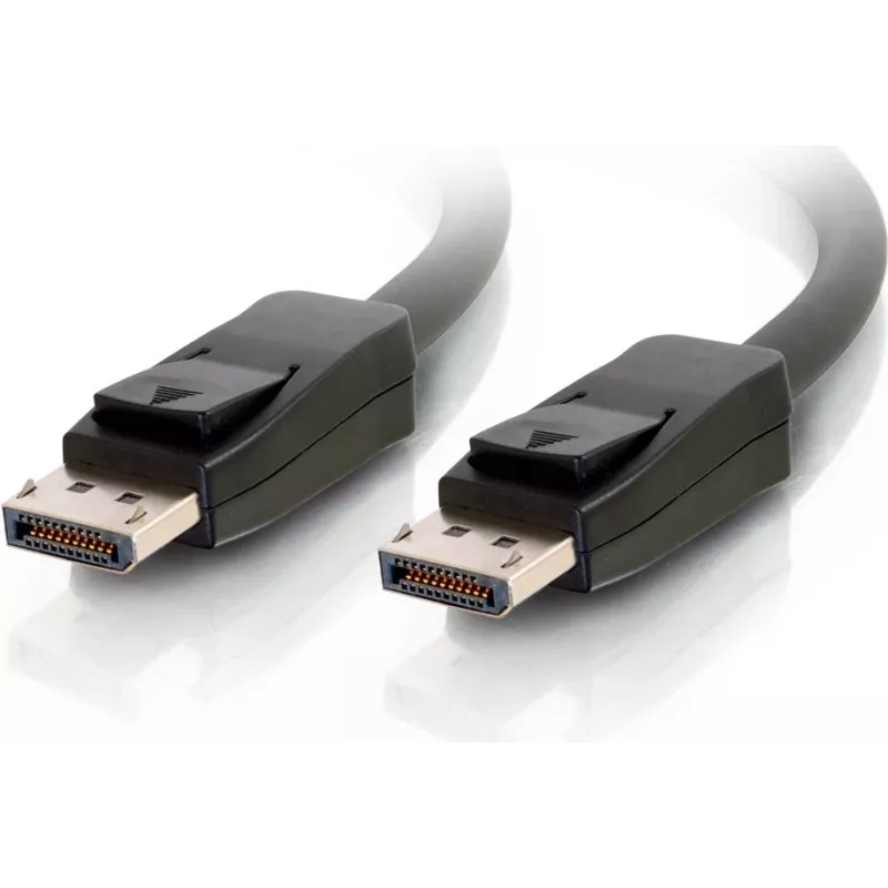 C2G 10,0 m DisplayPort-kabel met vergrendeling, stekker-stekker, 4K 60Hz, zwart 84405