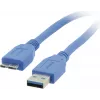 Kramer C-USB3/MICROB USB 3.2 Gen 1 kabel, USB-A naar Micro-USB B, 1,8 m, blauw 96-02356006