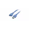Kramer C-USB3/MICROB USB 3.2 Gen 1 kabel, USB-A naar Micro-USB B, 1,8 m, blauw 96-02356006