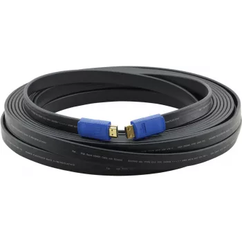 Kramer C-HM/HM/FLAT/ETH-50 high-speed HDMI-kabel met ethernet, plat, 15,2 m, zwart 97-01014050