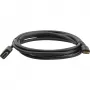 Kramer C-HM/HM/A-C-6 high-speed HDMI-kabel met ethernet, Mini HDMI Type-C stekker naar HDMI Type-A stekker, 1,8 m, zwart 97-01115006