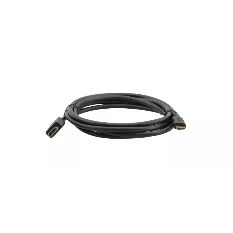 Kramer C-HM/HM/A-C-6 high-speed HDMI-kabel met ethernet, Mini HDMI Type-C stekker naar HDMI Type-A stekker, 1,8 m, zwart 97-01115006